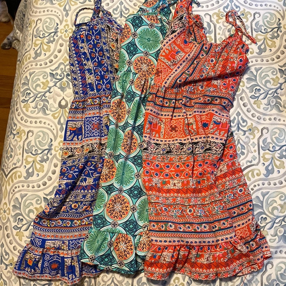 Print sun dress